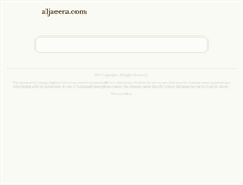 Tablet Screenshot of aljaeera.com